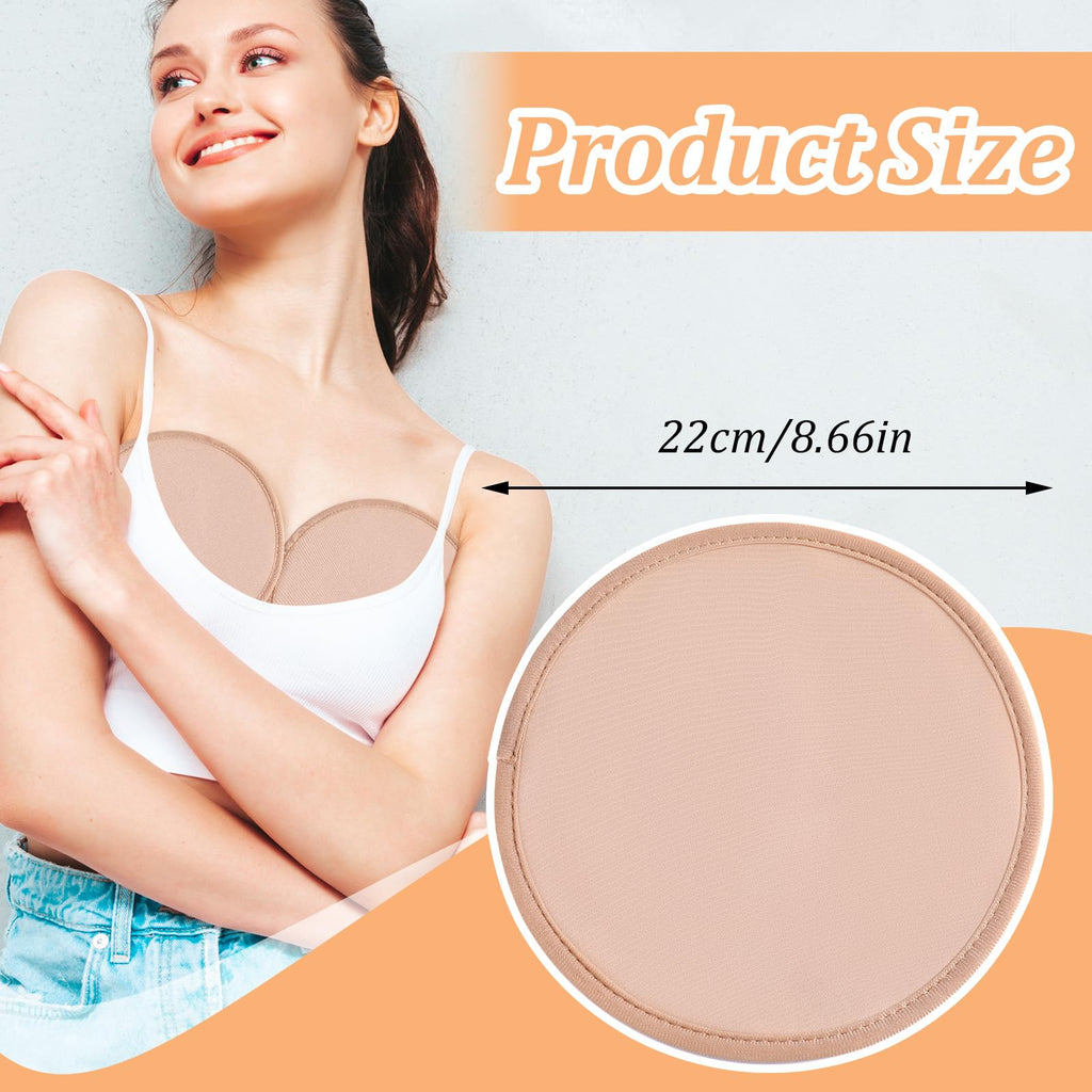 2pcs Castor Oil Breast Pack – Organic Cotton, Reusable Khaki Wraps