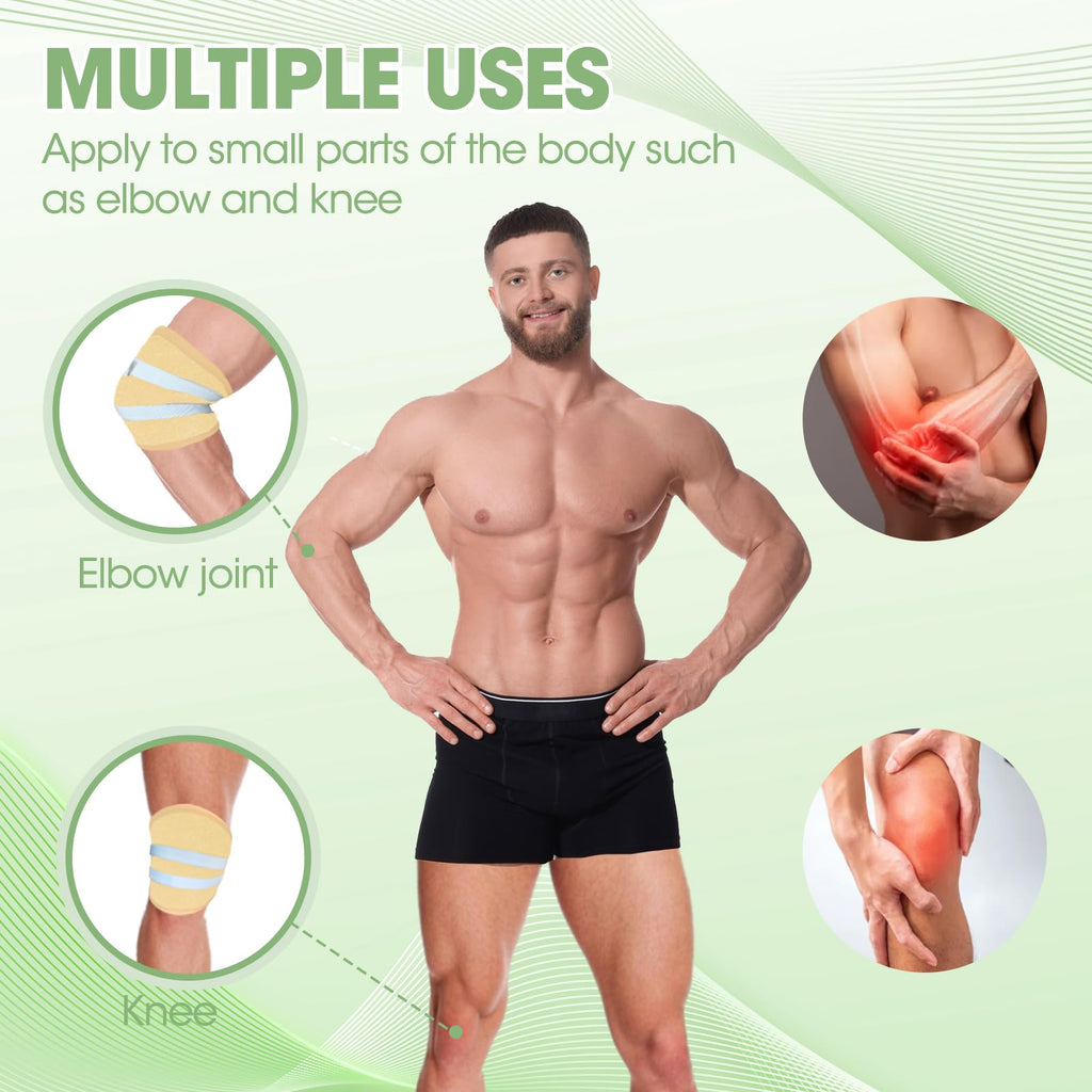 11 PCS Castor Oil Pack Wrap for Men - Adjustable, Reusable Full-Body Castor Oil Wraps (Eyes to Feet)
