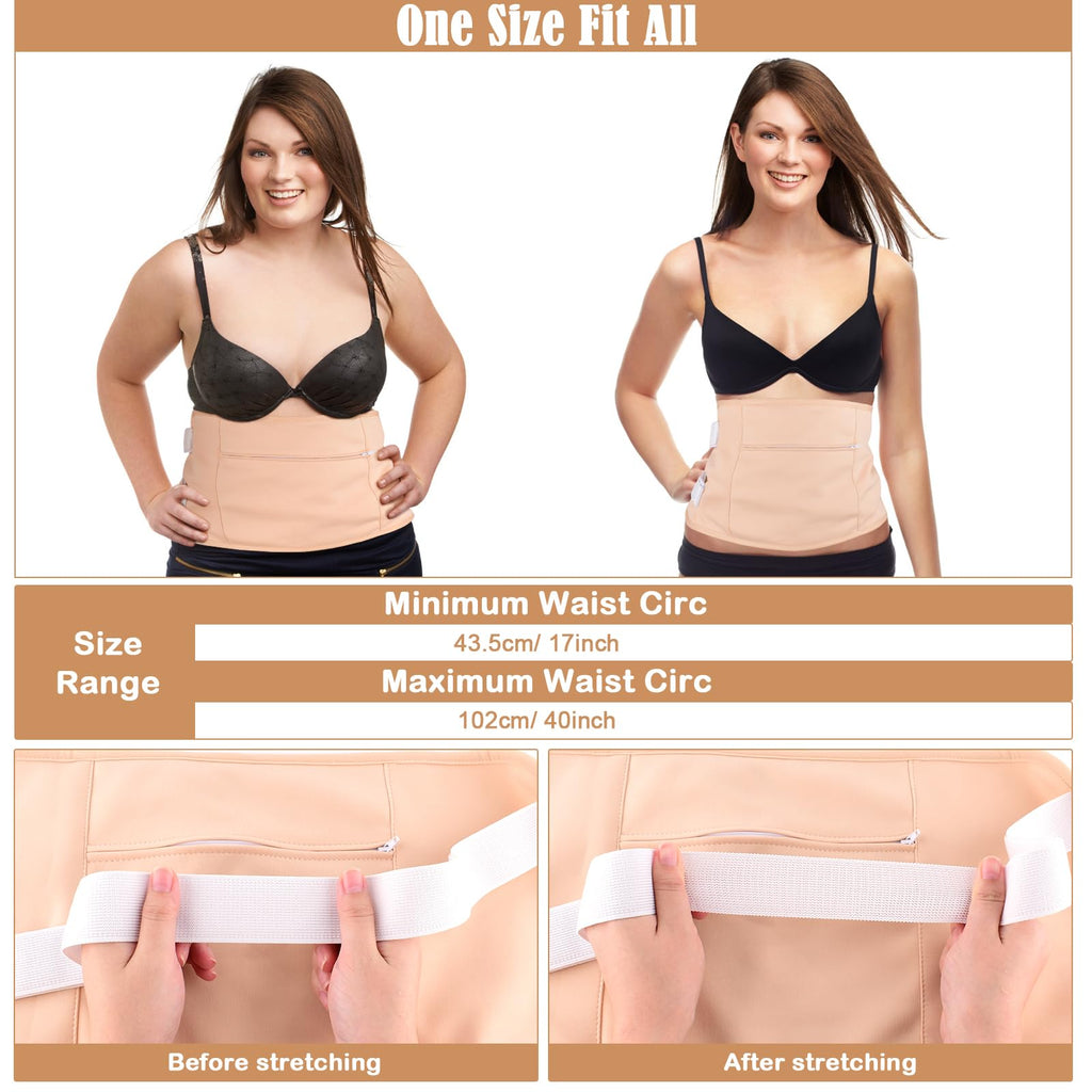 7 Pcs Castor Oil Pack Wrap Kit – Organic Cotton, Flannel, Adjustable Straps