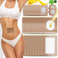 Castor Oil Pack Wrap Patch - Organic Cotton Belly Button Patch (30 Pcs) | Disposable Self-Adhesive Abdominal Pads