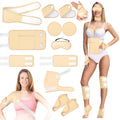 Castor Oil Pack Wrap Kit – 12 Pcs Organic Cotton, Whole-Body Use