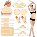 Castor Oil Pack Wrap Kit – 10 Pcs Reusable Organic Castor Oil Packs with Adjustable Straps