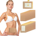 20 Pcs Castor Oil Pack Wrap – Disposable Castor Oil Patches with Anti-Leakage Cotton for Stomach & Liver (Oil Not Included), 7.9 in x 5.9 in