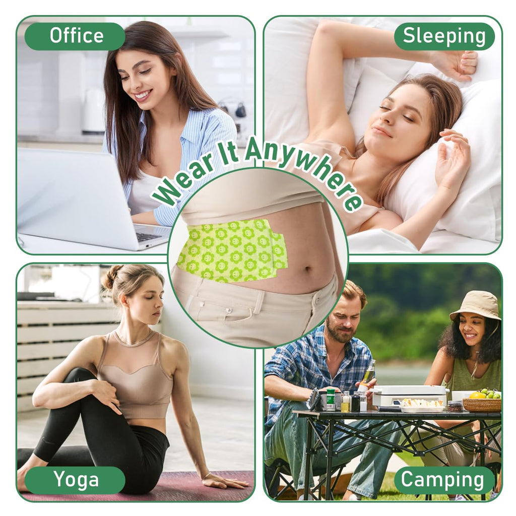 30 Pcs Castor Oil Pack Wrap Plus Size – Self-Adhesive Castor Oil Patches (No Wash)