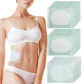 24 Pack Castor Oil Pack Wrap - 8x6 in Self-Adhesive Patches for Stomach | Waterproof, Anti-Leak