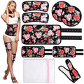Castor Oil Pack Wrap Organic Cotton Kit – 9 Pcs, Adjustable Straps, Reusable & Machine Washable