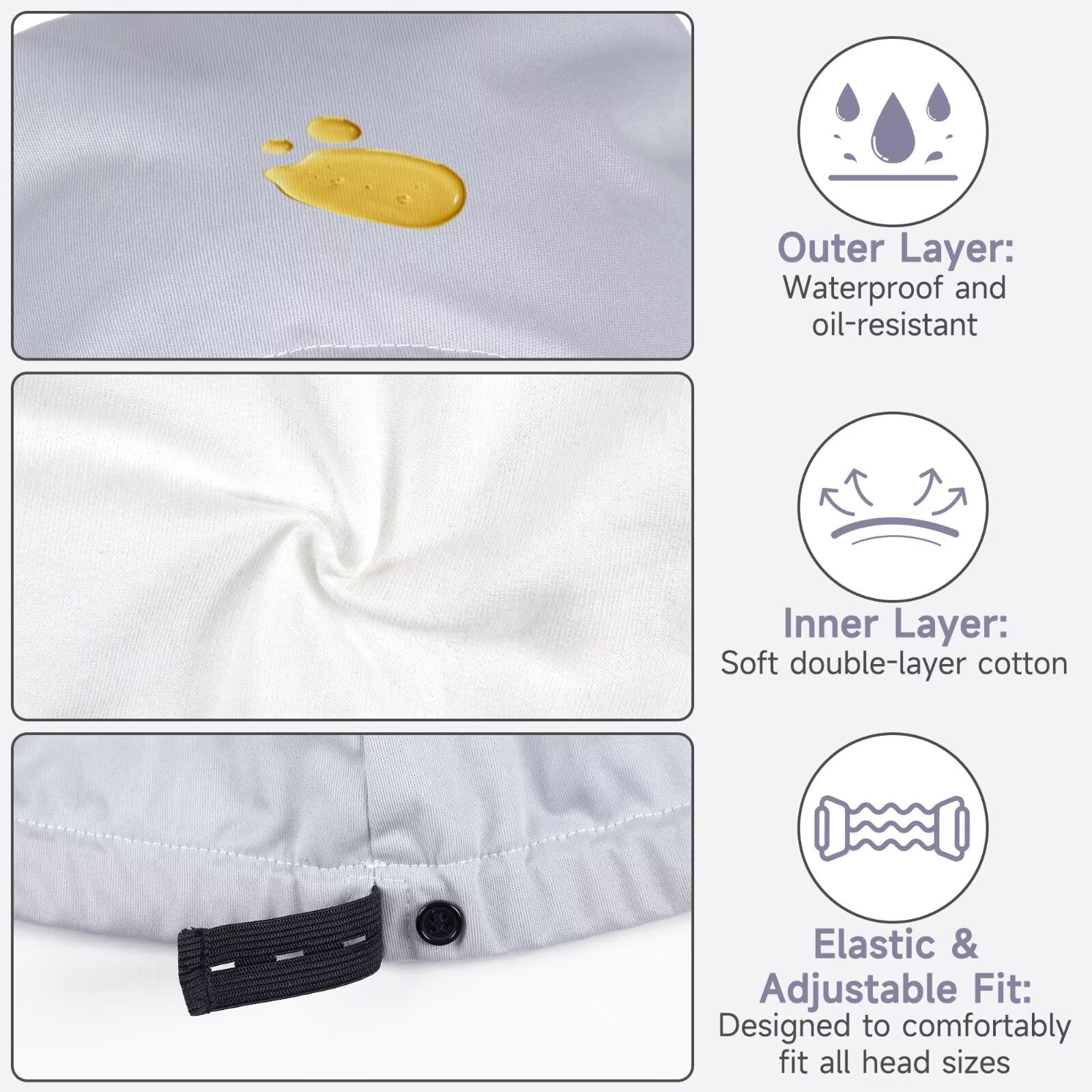 Castor Oil Pack Wrap Overnight Hair Treatment – Organic Cotton Reusable Hair Cap