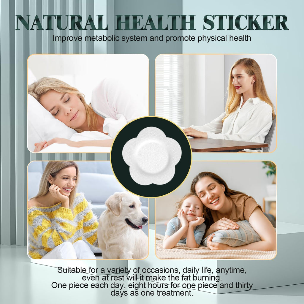 Castor Oil Patches – 50Pcs Disposable Organic Cotton Belly Button Patches | Leak-Proof & Hypoallergenic