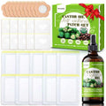 Castor Oil Patches Kit – Organic Cold-Pressed Castor Oil, 3.5oz Bottle + 30 Self-Adhesive Patches