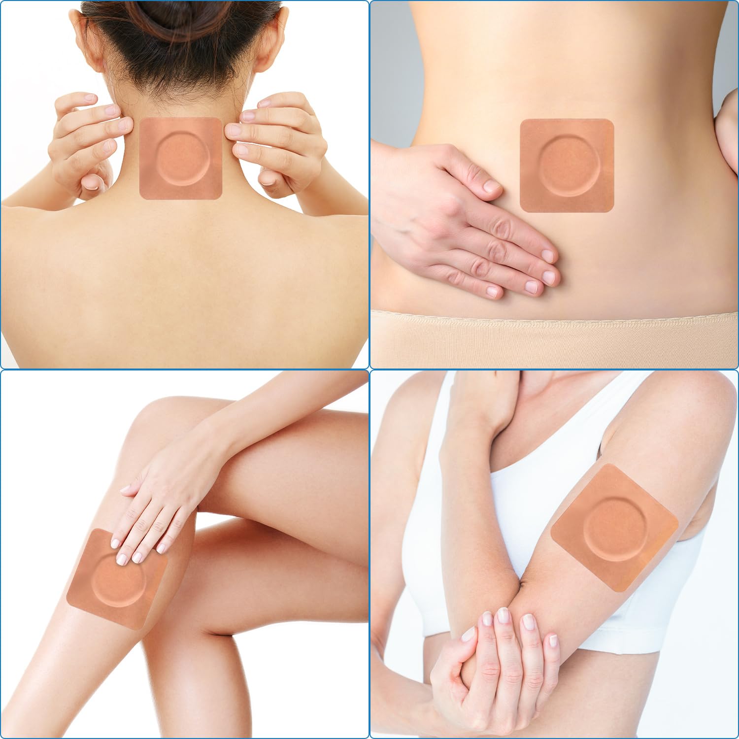 32 Pcs Castor Oil Belly Button Patches – Anti-Leakage Disposable Pack Wrap