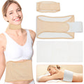 4 PCs Castor Oil Wrap Kit – Reusable Castor Oil Packs, Organic German Cotton