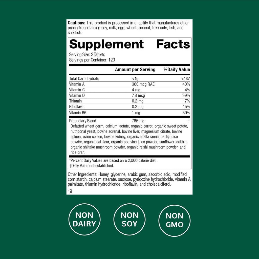 Standard Process Catalyn – General Well-Being Dietary Supplement (Non-Dairy/Non-Soy) – 360 Tablets