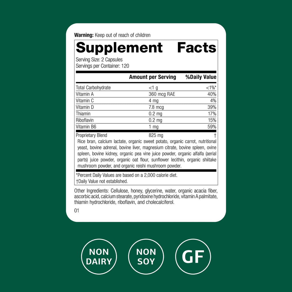 Standard Process Catalyn Gluten Free – 240 ct Capsules (120 Servings)
