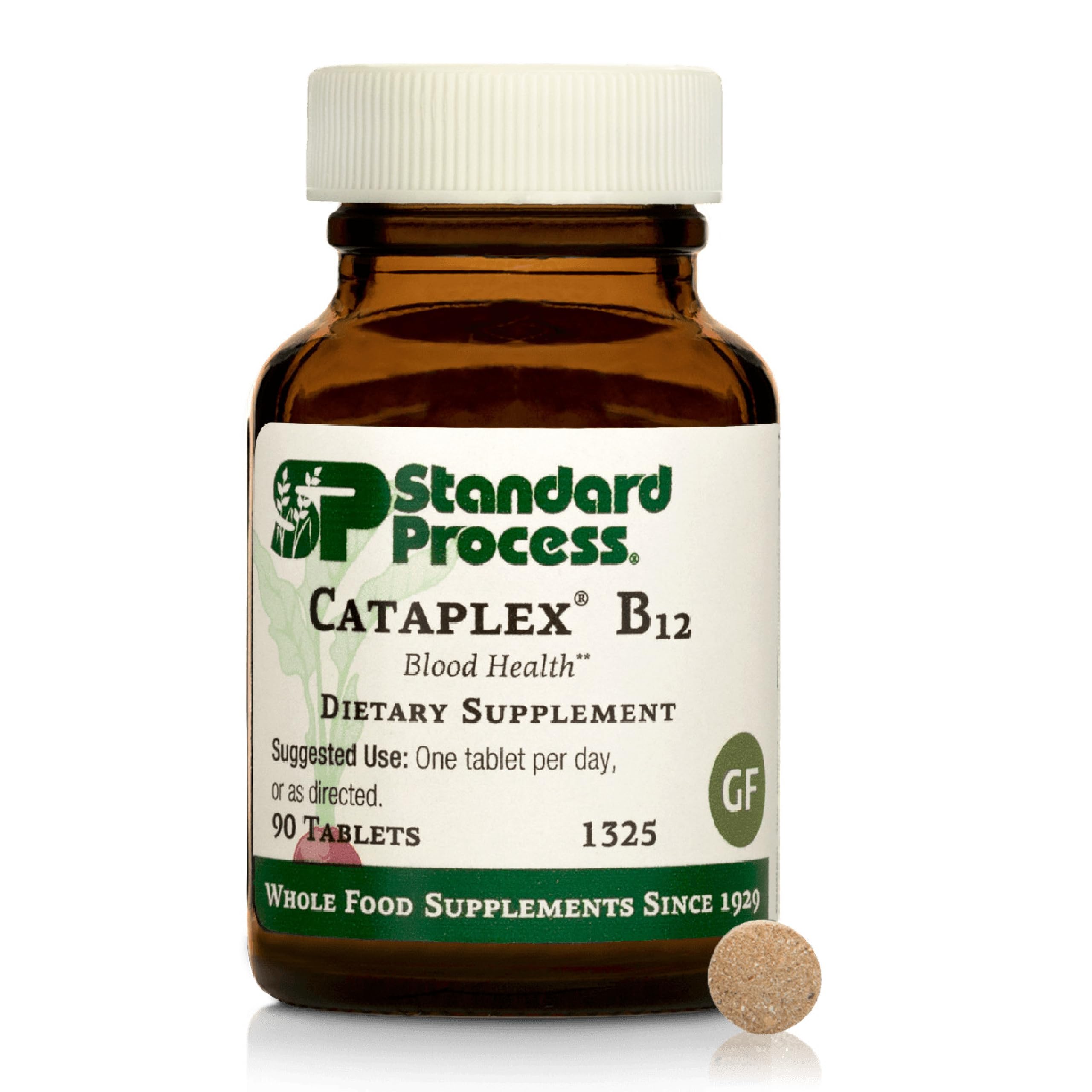 Cataplex B12 by Standard Process - Vitamin B12 for Blood Health & Nervous System (Gluten-Free, 90 Tablets)
