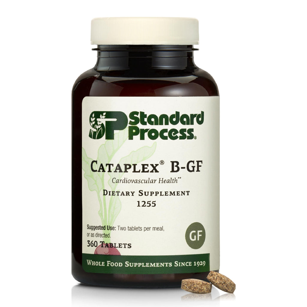 Standard Process Cataplex B-GF - Nervous System & Energy Support - Gluten-Free, Non-Dairy & Non-Soy - 360 Tablets