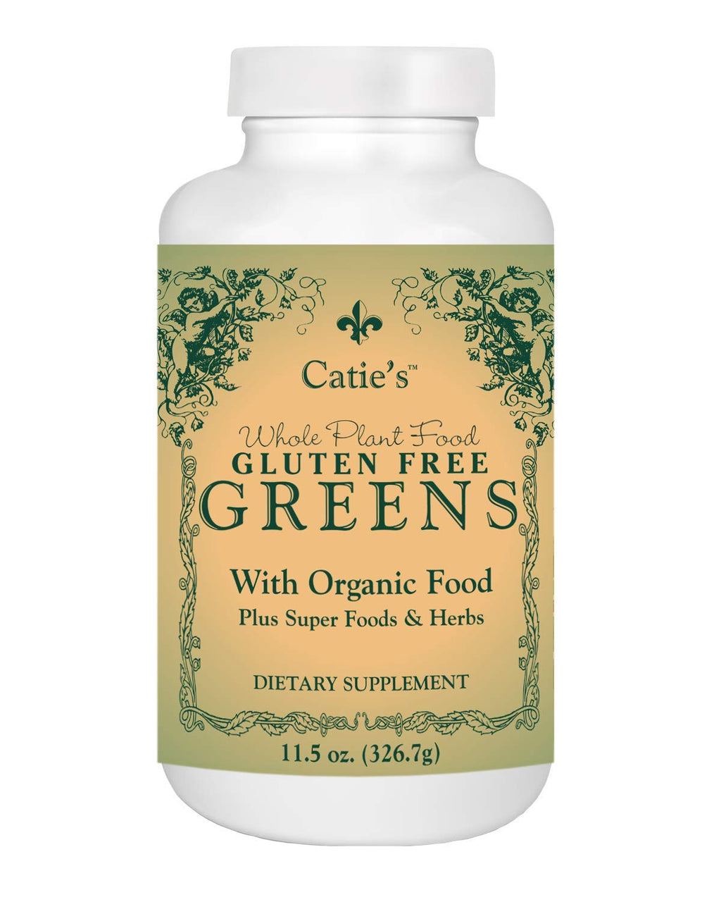 Catie's Organic Gluten Free Greens - Whole Food Nutrition | 11.5oz, 30 Servings