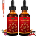 (2 Packs) 10-in-1 Cayenne Pepper Drops – Herbal Digestive & Immune Support – 4 Fl Oz