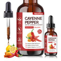 Cayenne Pepper Drops with Lemon & Honey – Vascu Flow with A, C & K2 | Heart Health | Vegan, Gluten-Free, Organic | 60 ml