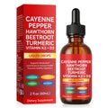 Cayenne Pepper Drops with Hawthorn, Beet Root & Turmeric – Herbal Blend (1 Pack)