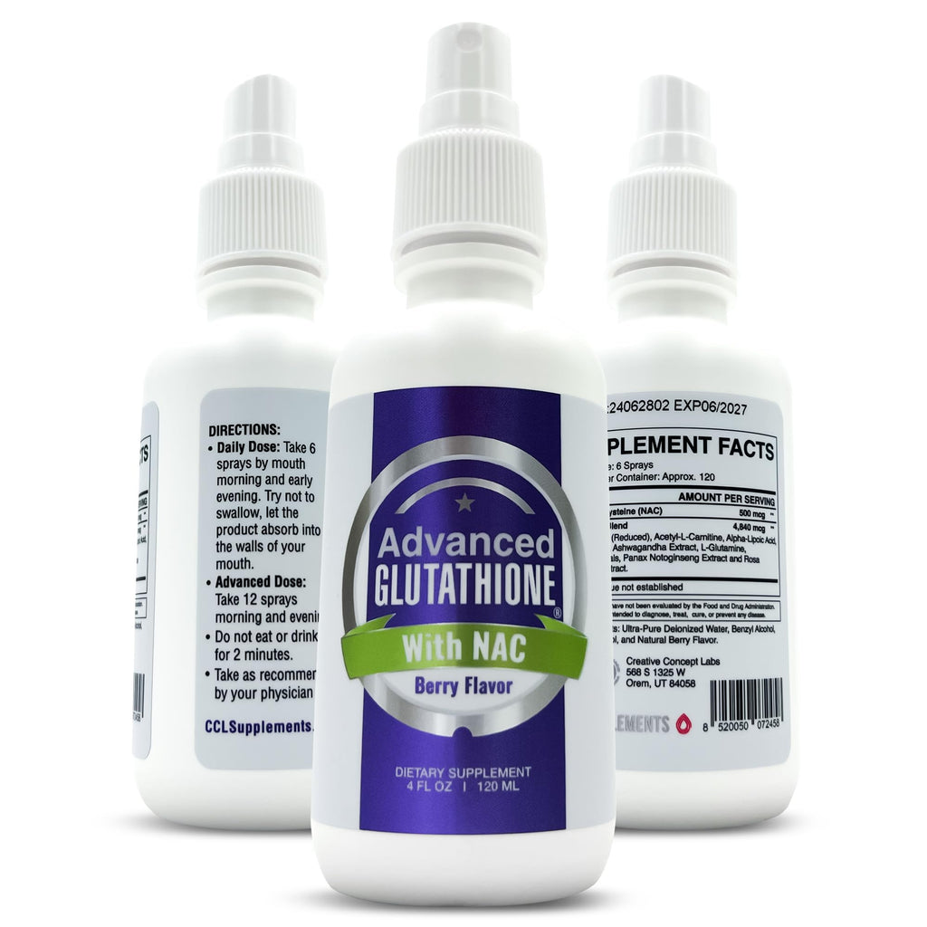 CCL Liposomal Glutathione Spray – Maximum Absorption with NAC & Vitamin C