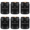 6-Pack Men's Aromatherapy Candles Gift Set - 42 oz, 300-Hour Long-Lasting Scent
