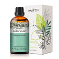 Cedarwood Essential Oil 30ml | PHATOIL Pure Essential Oil Singles for Aromatherapy, Diffusers & DIY Crafts