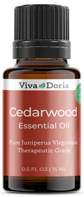 Viva Doria Cedarwood Essential Oil | 100% Pure, Undiluted, 15 mL | Therapeutic Grade