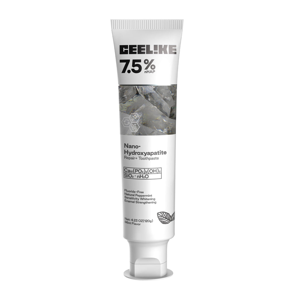 CEELIKE 7.5% Hydroxyapatite Toothpaste – Enamel Strengthening, Gum Protection, Fluoride-Free, 120g
