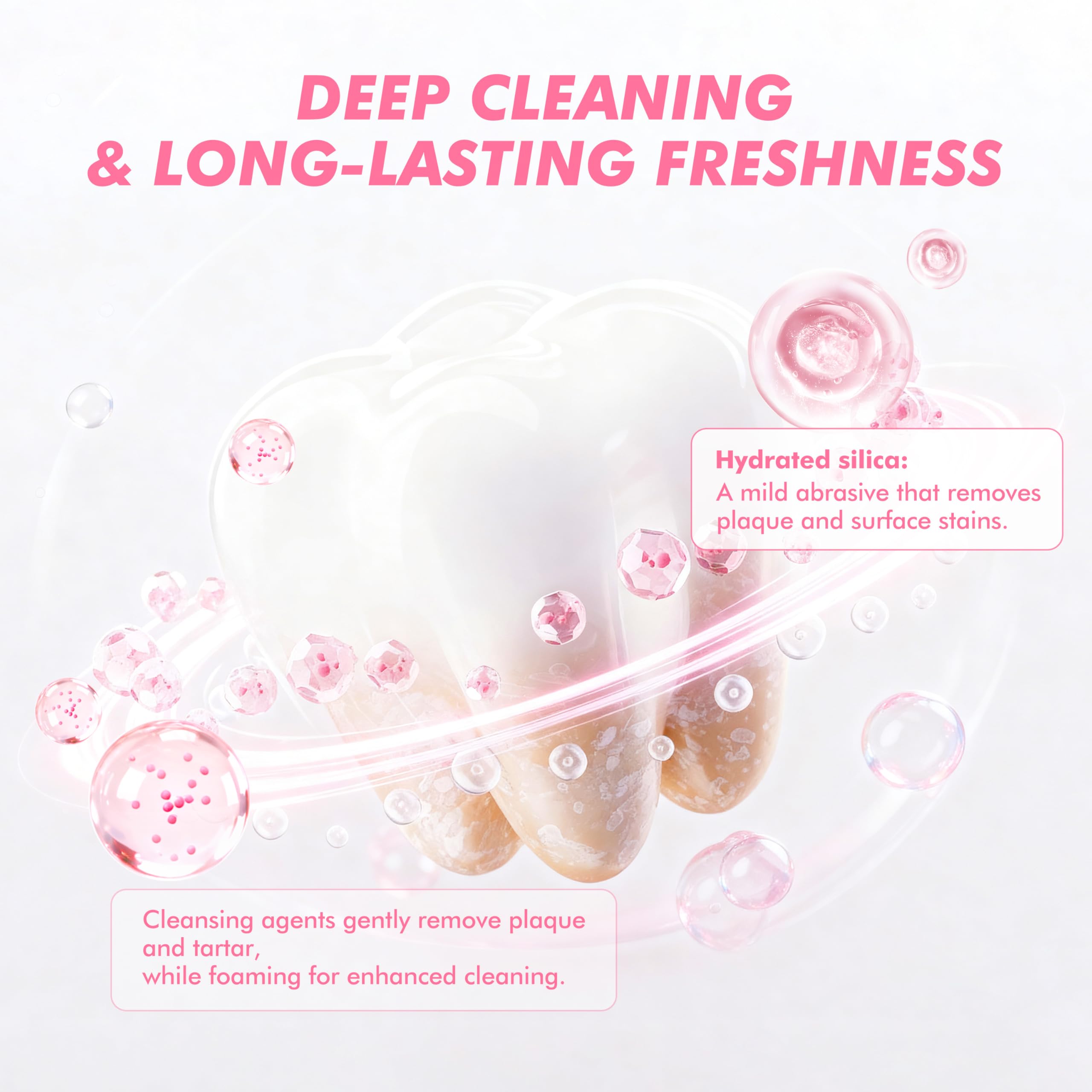 CEELIKE Camellia Fresh Breath Toothpaste - Floral Flavor, 4.23 oz (120 g)