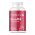 Celebrate Vitamins Multi ADEK Chewables Iron Free | Bariatric Multivitamin 60 Tablets