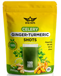 Celery Ginger Turmeric Shots – Detox & Digestive Wellness Powder