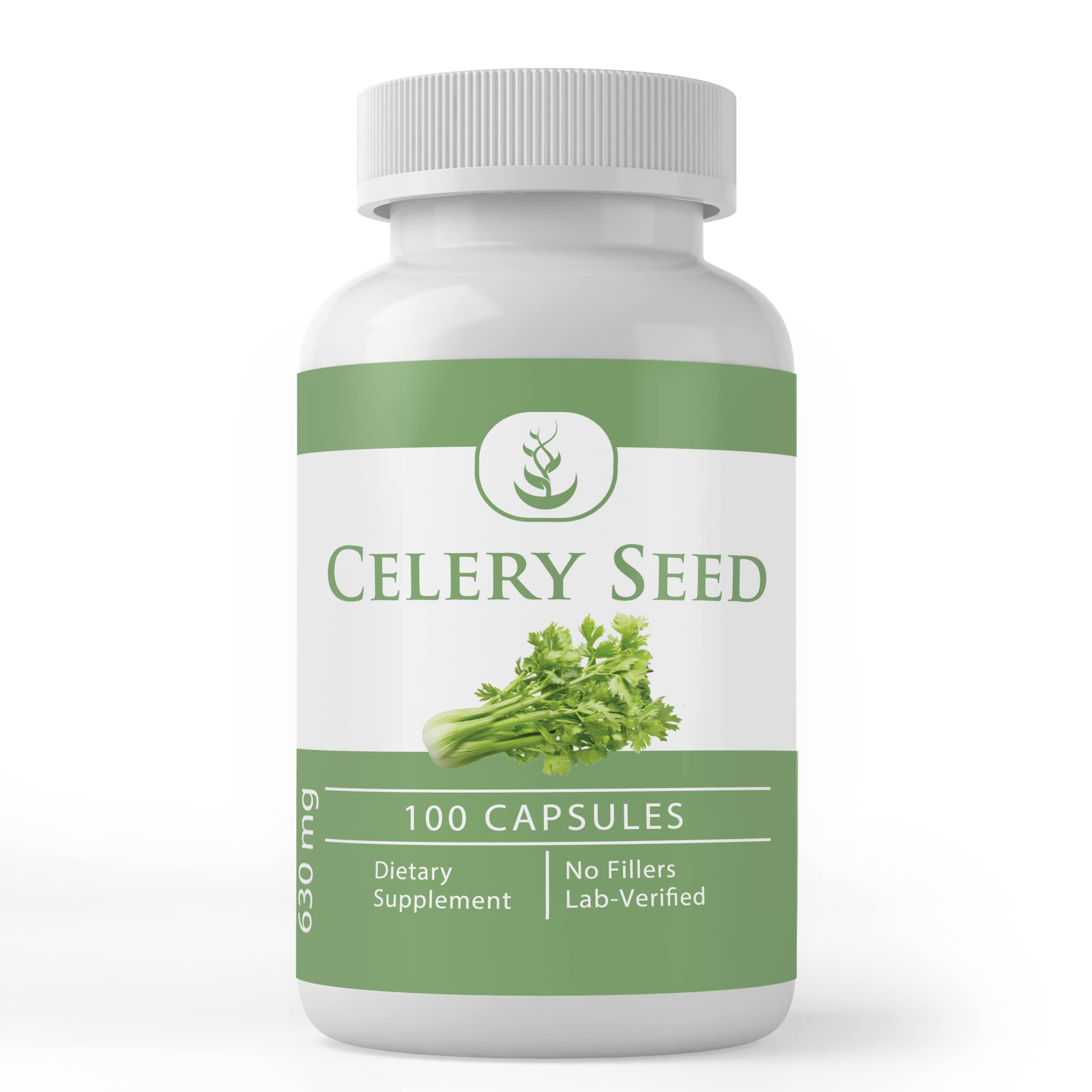 PURE ORIGINAL INGREDIENTS Celery Seed (100 Capsules) - 50 Day Supply