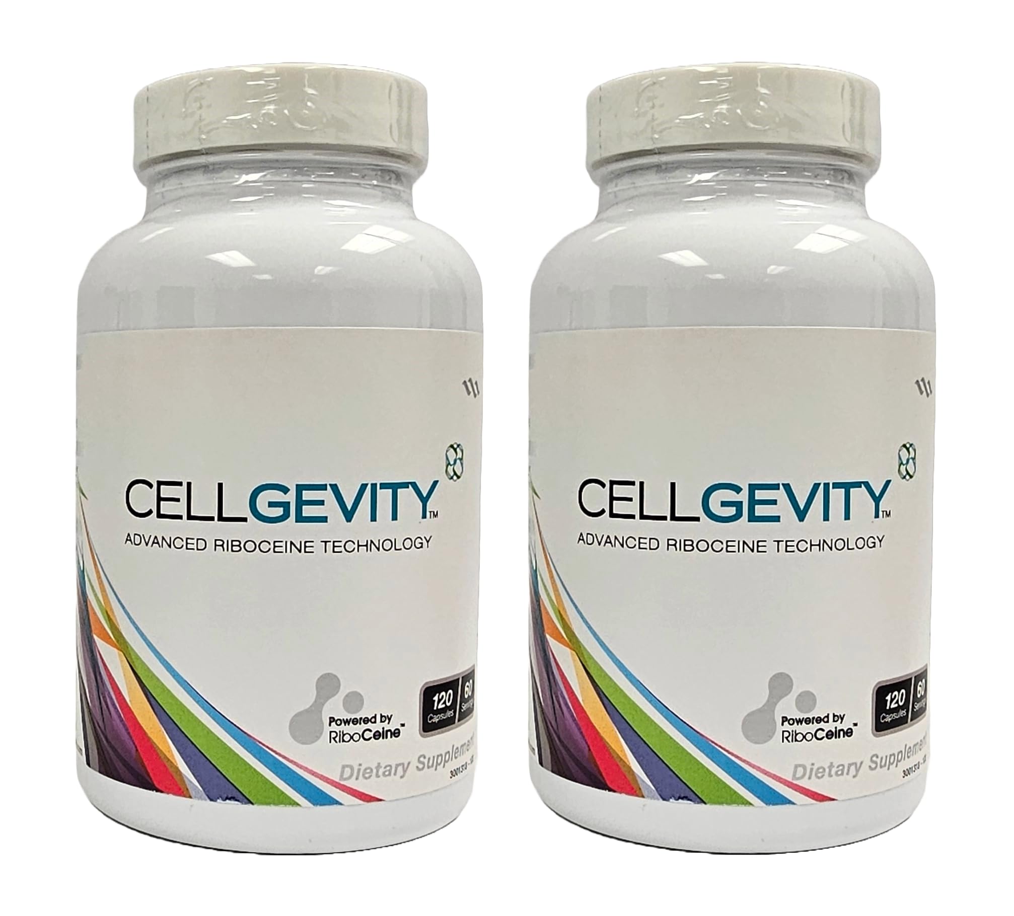 CELLGEVITY Cellgevity with RiboCeine – 120 Vegetarian Capsules, Pack of 2