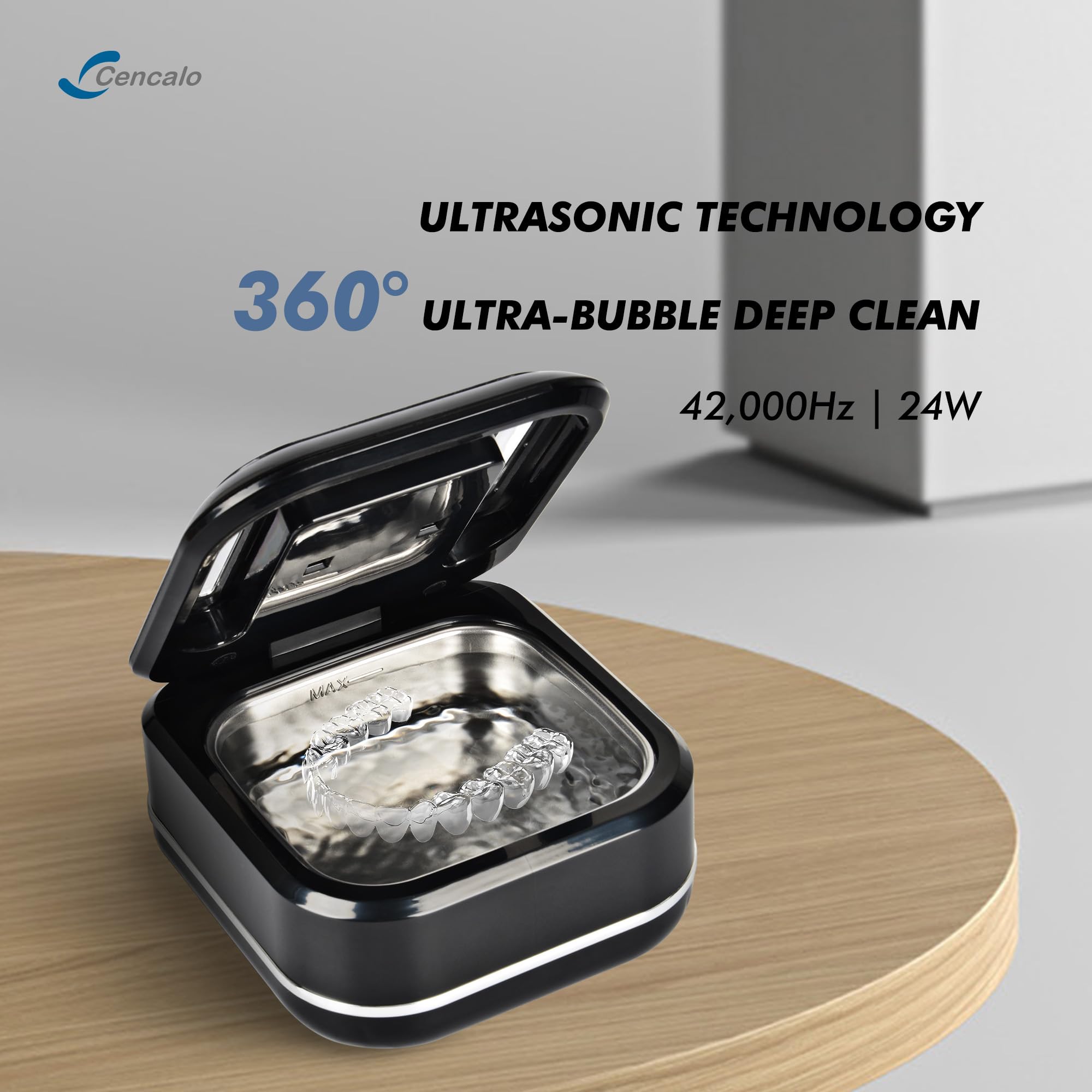 FSA/HSA Eligible 2-in-1 Ultrasonic & UV Dental Cleaner - 42kHz, 180ml Pod