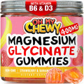 OH MY CHEWY Center-Filled Magnesium Glycinate Gummies 400MG – High Absorption, Gluten Free & Vegan – Sleep, Calm & Muscle Support – 120 Count