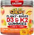 Center-Filled Vitamin D3 K2 Gummies - 120 Count - 5000 IU D3, 120 mcg K2, 120 mg Calcium - Vegan & Non-GMO
