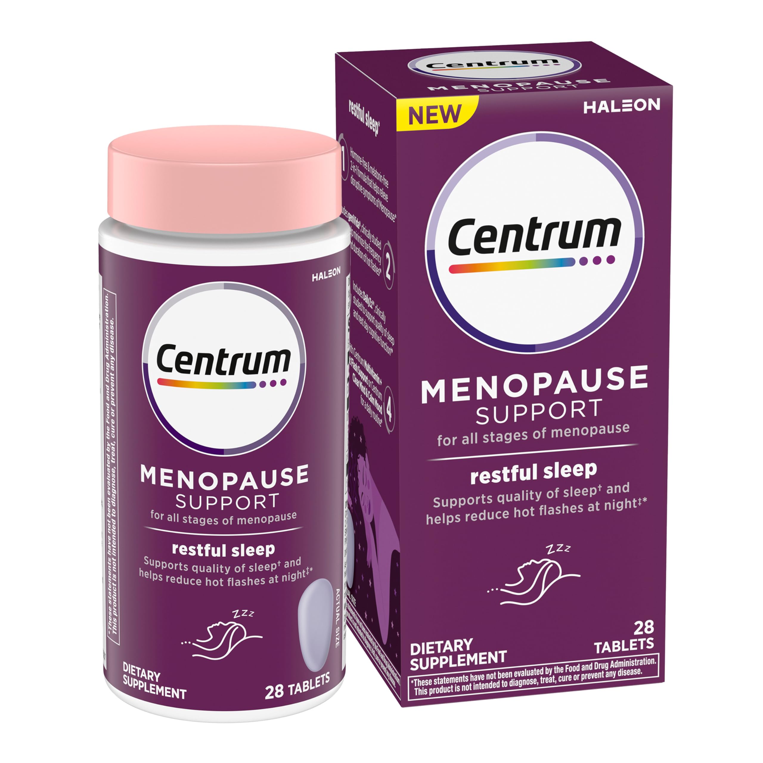 Centrum Restful Sleep Menopause Support Tablets | 28 Count