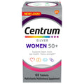 Centrum Silver Women's Multivitamin 50+ | Memory, Bone & Heart Health | Non-GMO | 65 Count