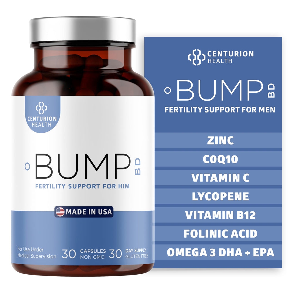 Centurion Labs Bump BD – Natural Male Fertility Support, 30 Capsules