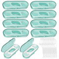 Ceonam 10-Pack Flosser Dispenser – Portable Floss Picks with Travel Case