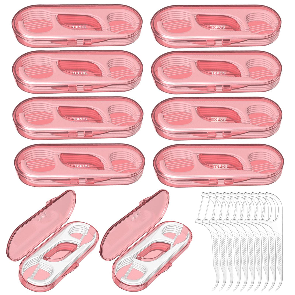 Ceonam 10 Pack Flosser Dispenser – Dental Floss Case & Travel Floss Picks