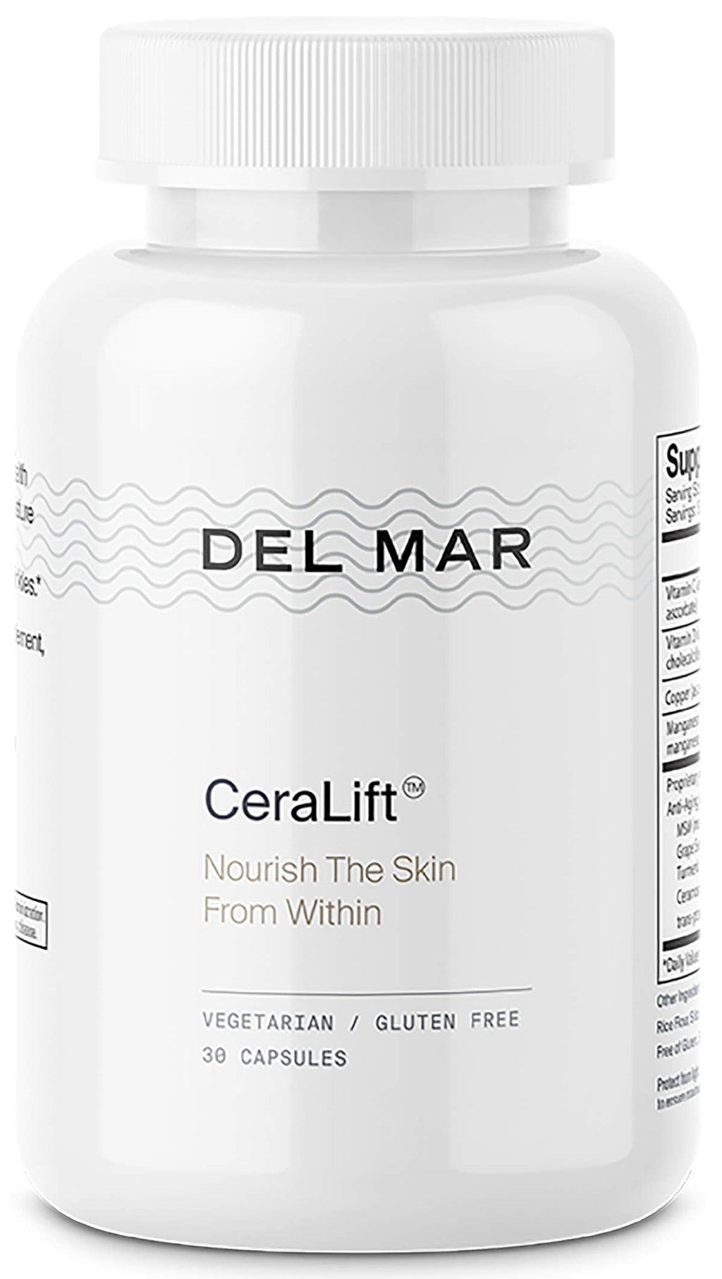 Del Mar Labs CeraLift – 30 Day Supply – Doctor Formulated Anti-Aging Ceramides