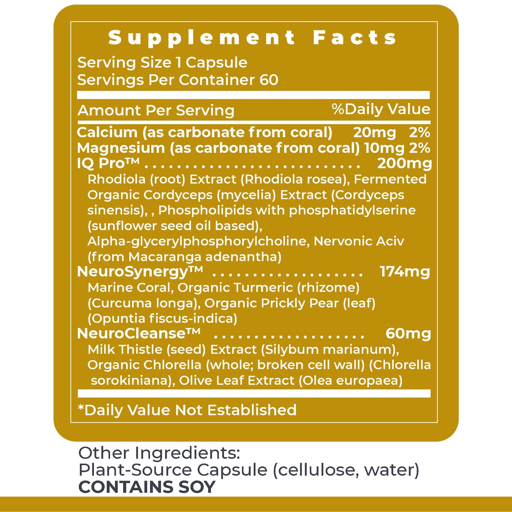 Premier Research Labs CereVen - Herbal Brain Support with Rhodiola Rosea (60 Veg Capsules)