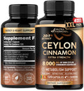 Ceylon Cinnamon Capsules - Extra Strength - 120 Caps - USA Made