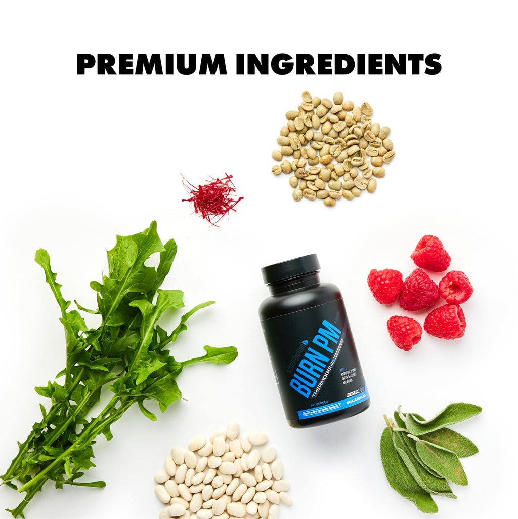 Sculpt Nation Burn PM by V Shred – Night Time Fat Burner (Gluten Free, 60 Capsules)
