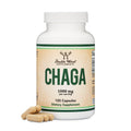 Chaga Mushrooms Capsules - 1,000mg per Serving - USA Made - Organic | Double Wood