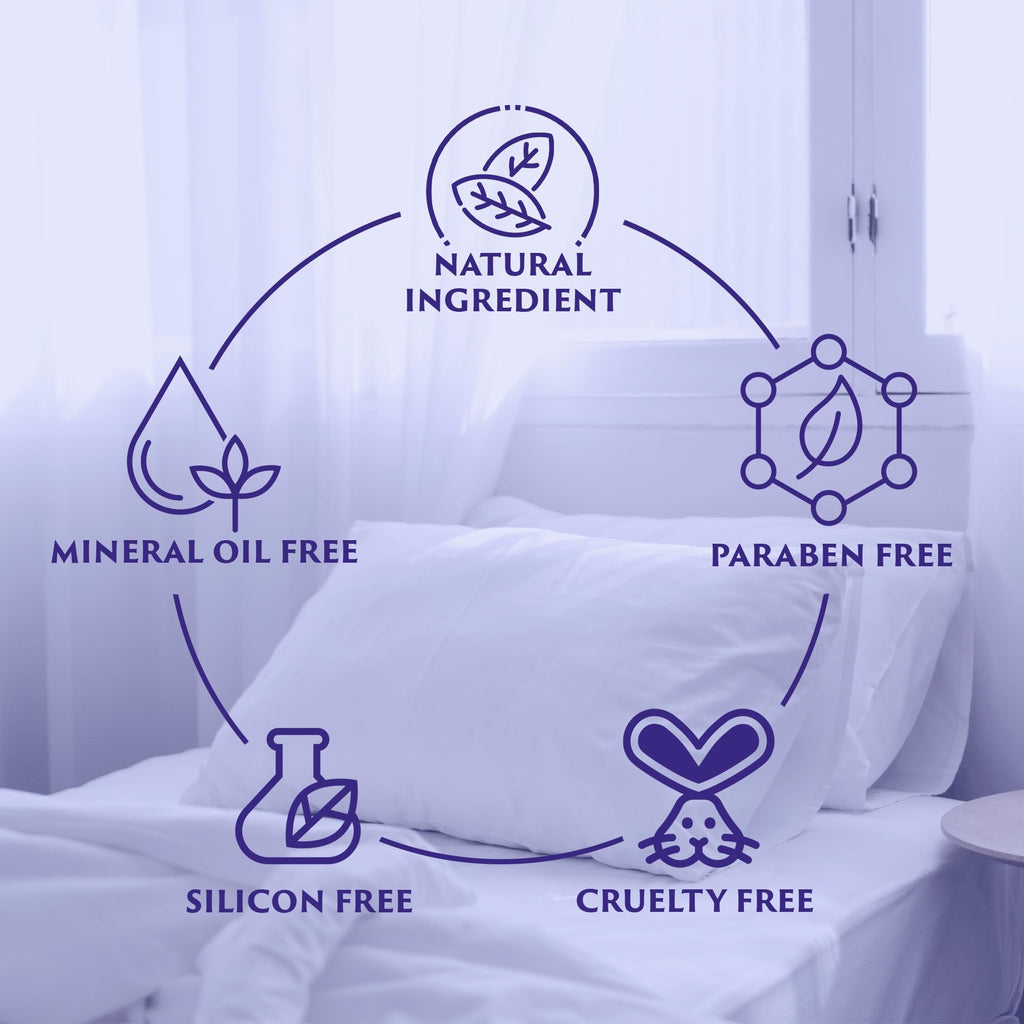 Chamomile Inspired Sleep Spray with Melatonin – Relaxing Lavender & Cedarwood Pillow Mist