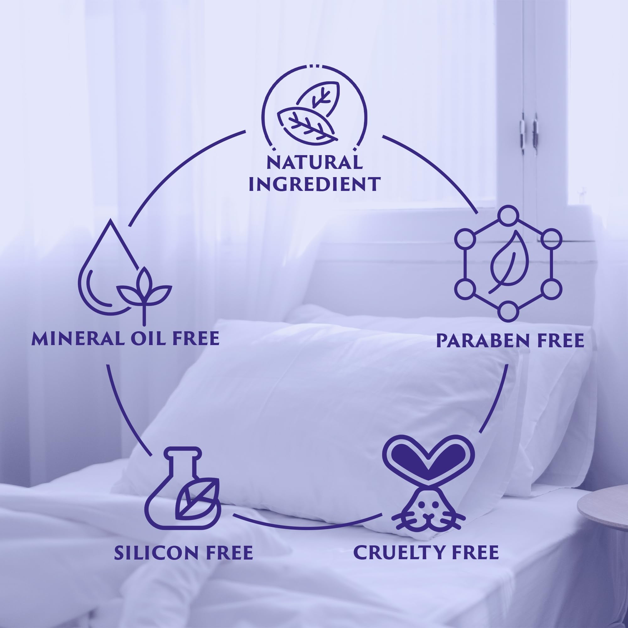 Chamomile Inspired Sleep Spray with Melatonin – Relaxing Lavender & Cedarwood Pillow Mist