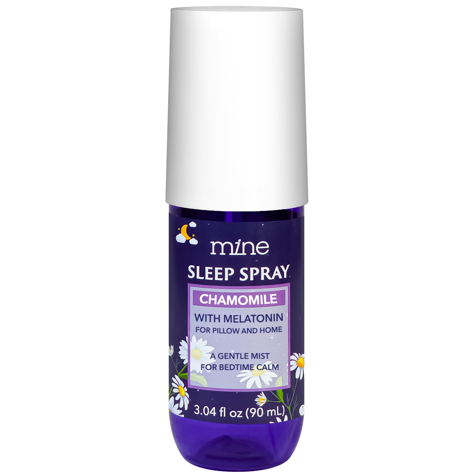 Chamomile Inspired Sleep Spray with Melatonin – Relaxing Lavender & Cedarwood Pillow Mist