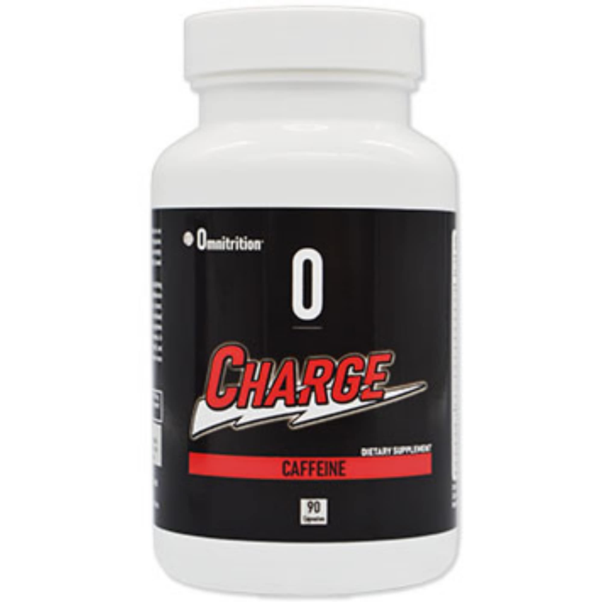Charge Capsules with Caffeine Dietary Supplement - 90 Capsules | Omnitrition